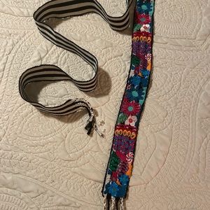 NWOT Free People faded pathway wrap belt hiptipico